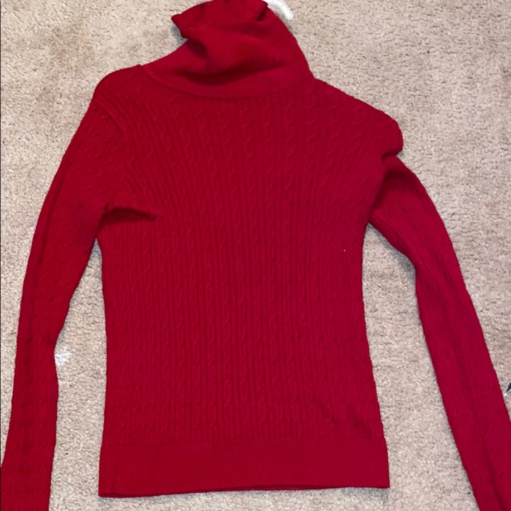 Red Knitted Sweater